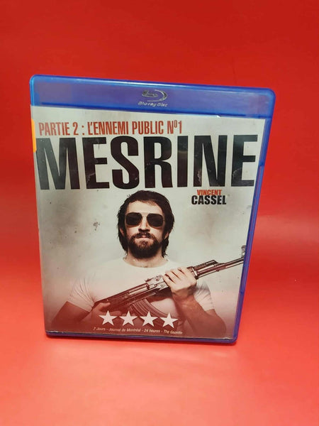Mesrine Part 2  Public Enemy Number 1 Blu Ray *BILINGUE LIKE NEW*