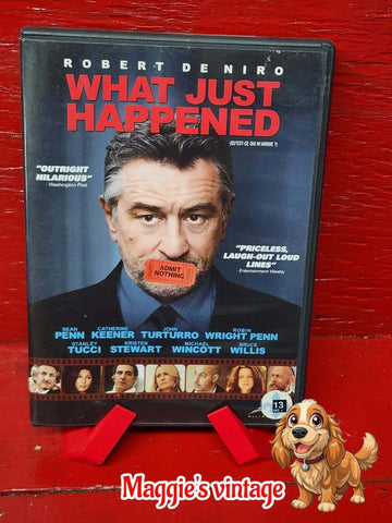 WHAT JUST HAPPENED [DVD]  *BILINGUE DISC LIKE NEW*
