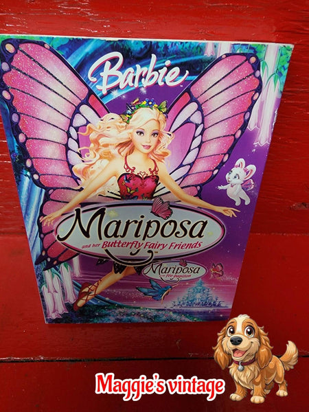 DVD Barbie Mariposa and her Butterfly Fairy Friends *BILINGUE DISC LIKE NEW*