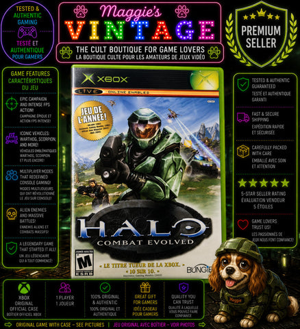 Halo Combat Evolved - Microsoft Xbox CIB DISC LIKE NEW