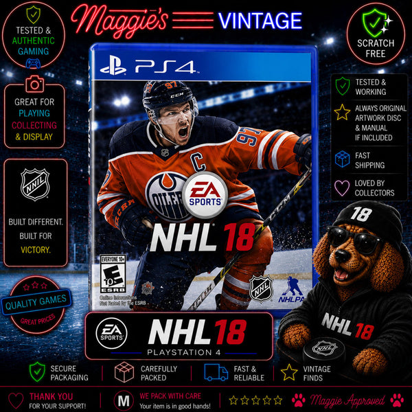 NHL 18 Ps4 CIB DISC LIKE NEW