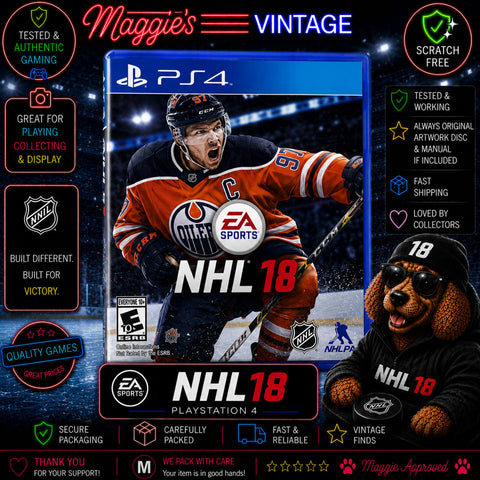 NHL 18 Ps4 CIB DISC LIKE NEW