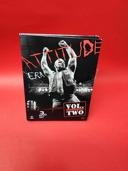 WWE: Attitude Era Vol. 2 DVD, 3-Disc Set 2014 Original HTF Like new!