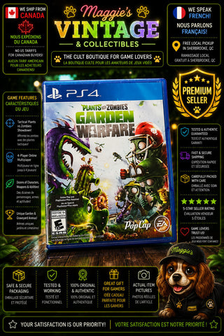 Plants vs. Zombies: Garden Warfare (Sony PlayStation 4, 2014) CIB DISC LIKE NEW