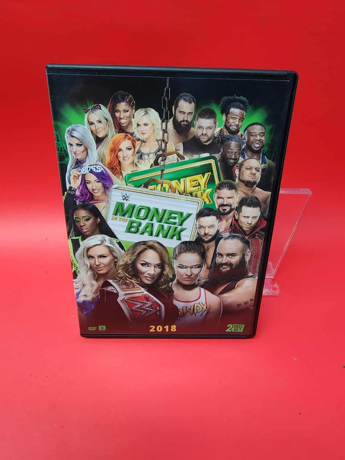 WWE Wrestling Money In The Bank 2018 (DVD, 2018, 2 Disc Set) Like new!