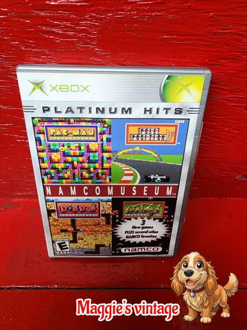 Namco Museum Microsoft Xbox Complete *CIB DISC LIKE NEW*