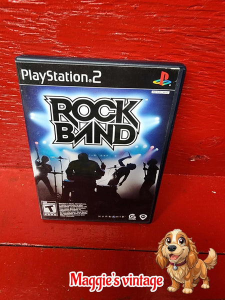 Rock Band - Sony PlayStation 2 PS2 - CIB  *DISC LIKE NEW*