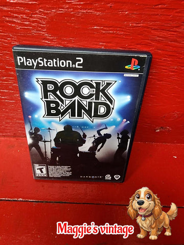 Rock Band - Sony PlayStation 2 PS2 - CIB  *DISC LIKE NEW*