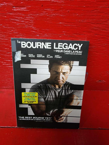 The Bourne Legacy / PEUR DANS LA PEAU SLIPCOVER DVD BILINGUE DISC LIKE NEW*
