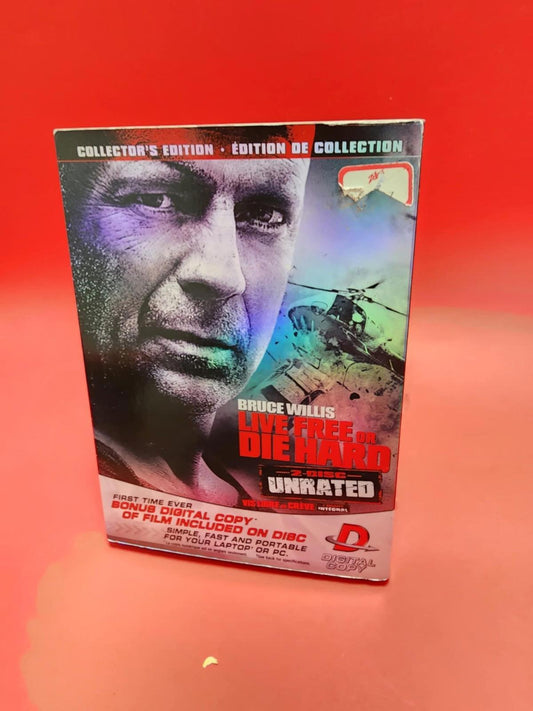 Live Free or Die Hard (DVD, 2007, 2-Disc Set, Canadian, Collector's Edition) VG