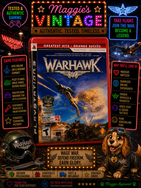 Warhawk Ps3 CIB  DISC LIKE NEW