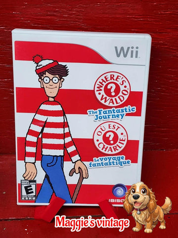 Where's Waldo The Fantastic Journey (Nintendo Wii, 2009) CIB DISC LIKE NEW
