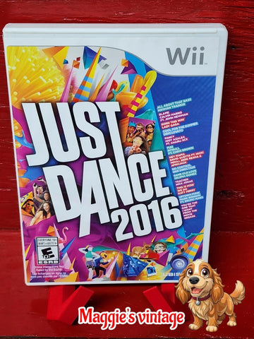 Just Dance 2016 (Nintendo Wii, 2015) *CIB COMPLETE DISC LIKE NEW*