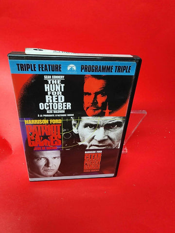 The Hunt For Red October,  Patriot Games,  Clear & Present Danger bilingue like