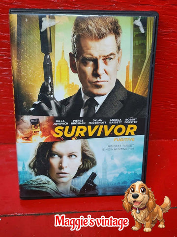 Survivor (DVD, 2015) Jovovich Brosnan James McTeigue *BILINGUE DISC LIKE NEW