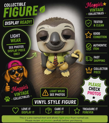 Funko Pop Disney Zootopia  Flash #190  Vinyl Figure Loose Toy - loose