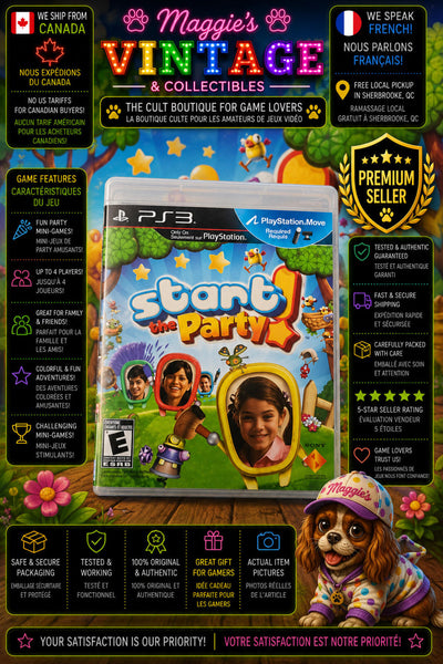 Start The Party - Sony Playstation 3 PS3 - Complete In Box CIB - See Pics