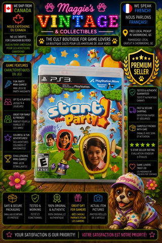 Start The Party - Sony Playstation 3 PS3 - Complete In Box CIB - See Pics