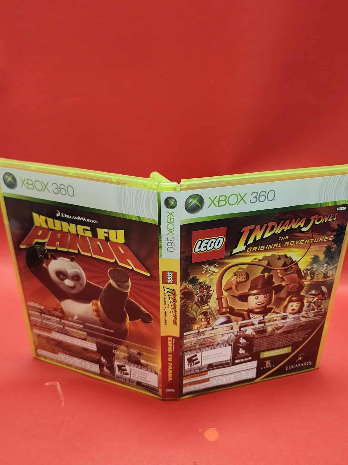 Lego Indiana Jones And Kung Fu Panda Combo Xbox 360 like new! CIB