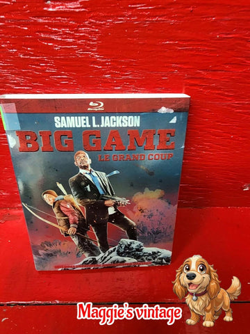 Big Game (Le Grand Coup) Blu-Ray Good w/ slipcover *BILINGUE DISC LIKE NEW*