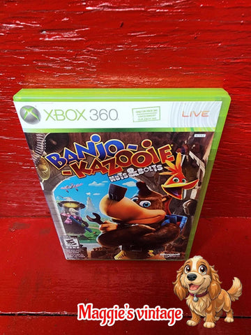 Banjo-Kazooie Nuts & Bolts (Xbox 360, 2008) Complete w/Poster *CIB DISC LIKE NEW