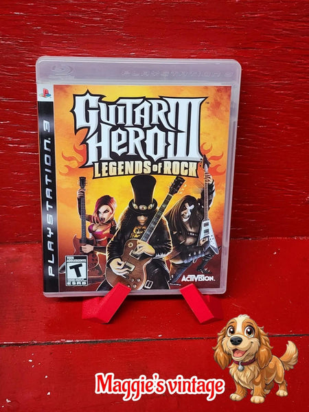 Guitar Hero 3 III Legends Of Rock PS3 Sony Playstation - *CIB DISC LIKE NEW*