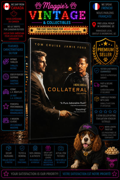 Collateral (DVD, 2004, 2-Disc Set) BILINGUE DISC LIKE NEW