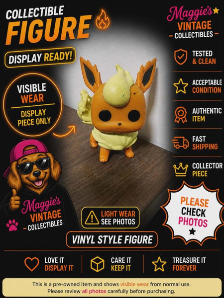 Flareon #629 ~ Funko Pop Pokémon Eevee Evolution Nintendo Game Freak (Loose)