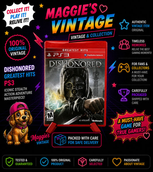Dishonored Greatest Hits (Sony PlayStation 3, 2012) PS3 CIB DISC LIKE NEW