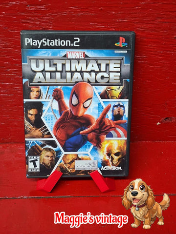 Marvel: Ultimate Alliance (Sony PlayStation 2, 2006)  *CIB DISC LIKE NEW*