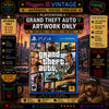 Grand Theft Auto 5 Ps4 Playstation 4 ARTWROK ONLY