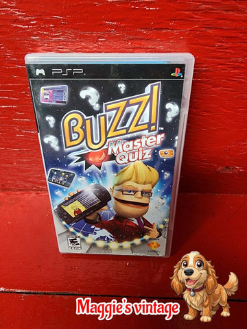 Buzz Master Quiz Sony PSP CIB