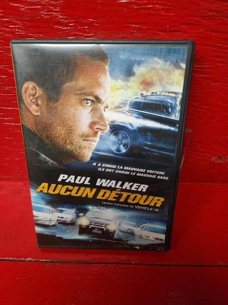 AUCUN DETOUR / VEHICULE 19  (DVD,)  *BILINGUE DISC LIKE NEW!*