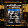 Call of Duty  Modern Warfare (Sony PlayStation 4 PS4 ARTWORK ONLY