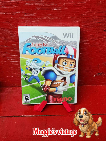 Family Fun Football (Nintendo Wii, 2009) CIB DISC LIKE NEW