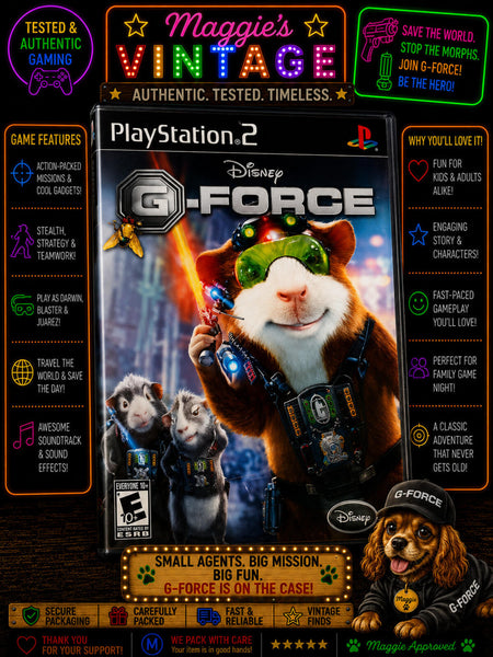 Disney G-Force PlayStation 2 PS2 - Complete in Box CIB - DISC LIKE NEW