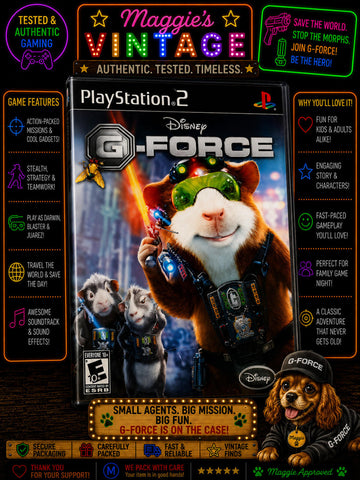 Disney G-Force PlayStation 2 PS2 - Complete in Box CIB - DISC LIKE NEW