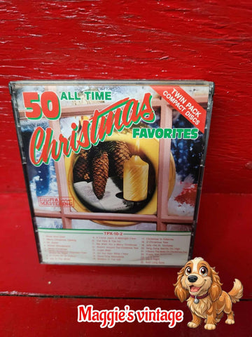50 All Time Christmas Favorites by Various Artists CD Set 2 Disc VG
