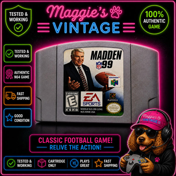 Madden NFL 99 N64  tested