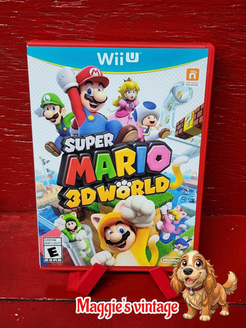 Super Mario 3D World (Nintendo Wii U, 2013) *CIB DISC LIKE NEW*
