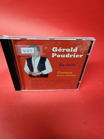 Gérald poudirer en folie cd  * CD ARE LIKE NEW*