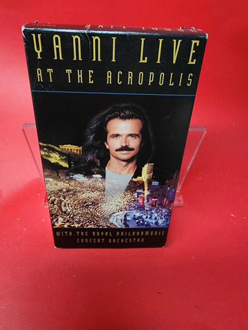 YANNI LIVE  AT THE ACROPOLIS VHS VIDEO LIVE CONCERT 94 EASY LISTENING   VG