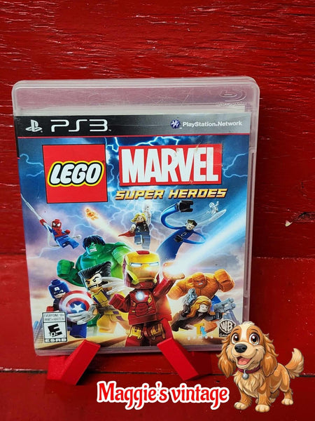 LEGO MARVEL SUPER HEROES PS3 PLAYSTATION 3 *CIB DISC LIKE NEW*