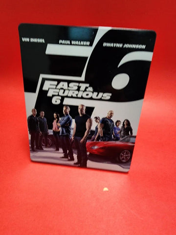Fast & Furious 6 (2013, Steelbook Blu-Ray/DVD) (Bilingual) LIKE NEW