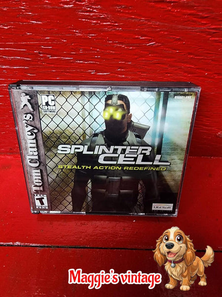 Splinter Cell Stealth Action Redefined (Pc) CIB *DISC LIKE NEW*