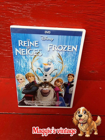 Frozen DVD Children (2014) - Disney * BILINGUE  DISC LIKE NEW*