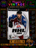 NHL 2004 PS2 Joe Sakic Cover (PS2 SONY PLAYSTATION 2) CIB DISC LIKE NEW