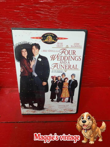 Four Weddings and a Funeral (DVD, 2005, Canadian) *BILINGUE DISC LIKE NEW*