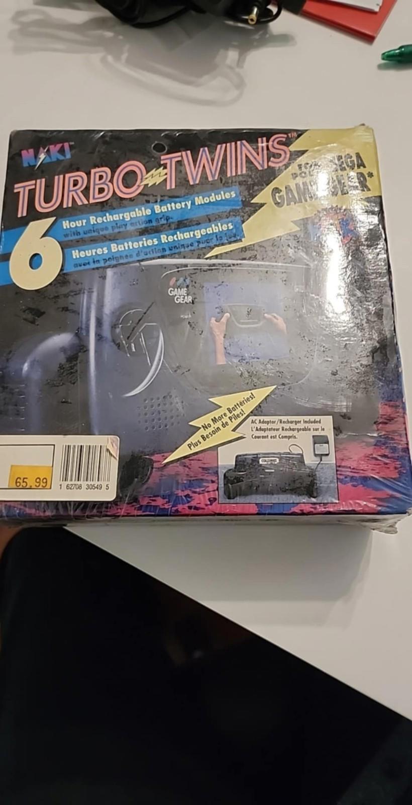 NAKI Turbo Twins for the Sega Game Gear Factory Sealed!!!!