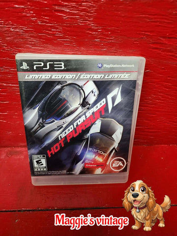 Need For Speed: Hot Pursuit (Limited Edition) (Playstation 3, CIB *DISC LIKE NEW